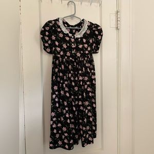 New Moves Little girl’s floral print dress size 6X